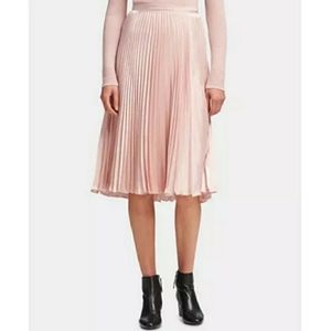 DKNY Pink Pleated Skirt